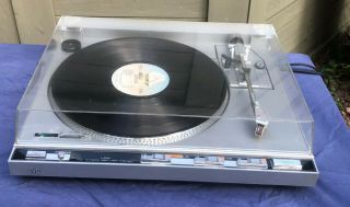 Jvc L - F210 Fully Automatic Direct Drive Record Player Turntable Cond.