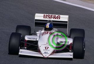 Racing 35mm Slide F1 Derek Warwick - Arrows A10b 1988 Portugal Formula 1