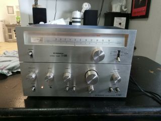 Vintage Silver Pioneer Sa - 6500 Ii Integrated Amplifier,  Tx - 5500ii Am - Fm Tuner