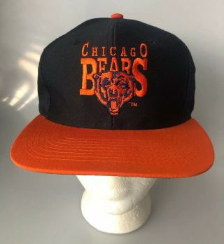 Men’s Vintage Ajd Chicago Bears Nfl Snapback Hat