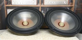 2 Infinity Woofers / Speakers 902 - 2279a - 10 " Drivers With Clear Poly Cones