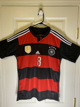Ozil Germany Soccer Jersey 2014 World Cup Champions Adidas Football