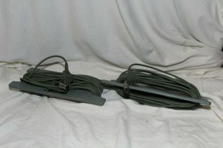 Vintage Siemens Klangfilm green loudspeaker cable pair 28m 2