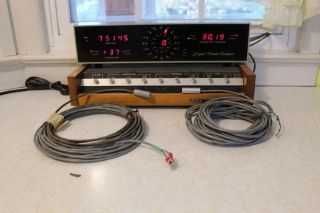 Heathkit Id - 4001 Digital Weather Station Clock Computer W/ 2 Sensors & Manuals