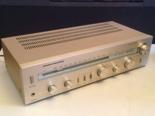 Vtg Nm 1980s Marantz Sr220 Stereo Receiver 18wpc Japan Phono Am/fm Tape Cd