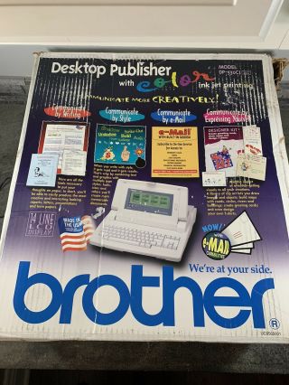 Rare Vintage Brother Desktop Publisher Dp530cj No Power Cord