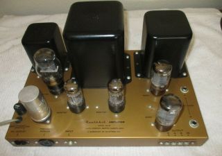 Heathkit Tube Amplifier Model W4b / W - 4 Am; Complete With All Tubes