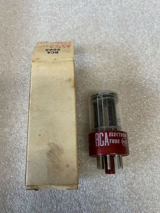 Nos Nib Rca 5692 Red Base Low Noise Preamp Tube 6sn7gt