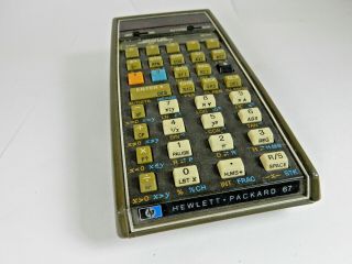 WOW Vintage Hewlett Packard HP Programmable Calculator Model 67 2