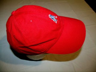 England Patriots All Red Low Profile Slouch Hat ' 47 100 Cotton Adjustable 3