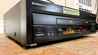 Vintage Pioneer Cd Cdv Ld Player Cld - D406 Cd Laser Disc Player ●● With Cables●●