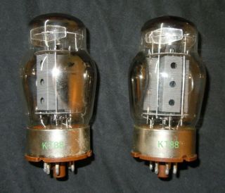 Two Nos Tungsol 6550 Tubes Labeled Hytron Kt88 Tung Sol Matched Pair Usa Made