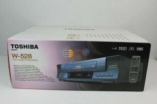 Toshiba W - 528 4 Head Hi - Fi Stereo Vhs Vcr Fast