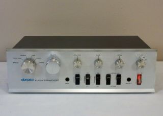 Vintage Dynaco Stereo Preamplifier Pat - 4 Serviced And Upgraded.