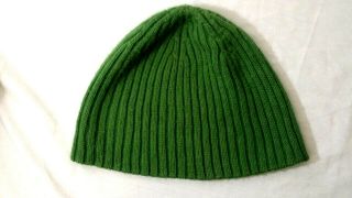 Quiksilver Green Beanie Snow Hat Winter Knit Cap 2