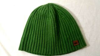 Quiksilver Green Beanie Snow Hat Winter Knit Cap 3