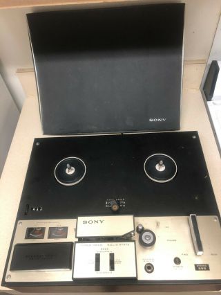 Sony Tc - 350 Stereo Reel To Reel Tape Recorder Player.