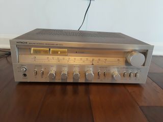 Hitachi Sr - 504 Am/fm Stereo Receiver Needs Cleaning