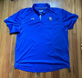 Under Armour University Of Delaware Blue Mens Xl Polo