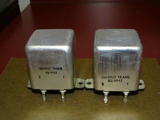 Pair,  Western Electric Ks 9942 Output Transformers For Tube Amplifier,  Good