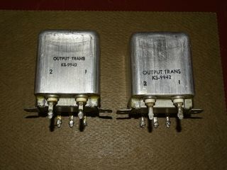 Pair,  Western Electric KS 9942 Output Transformers for Tube Amplifier,  Good 3