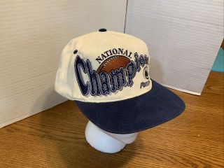 Vintage PENN STATE 1986 National Champions NCAA Trucker Hat Cap Snapback 80s 3
