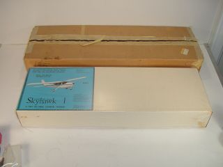 Vintage Heathkit Cessna Skyhawk 172 RC Airplane Model,  Fox 25 Engine Unbuilt Kit 3