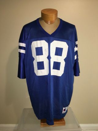 Vintage Indianapolis Colts Marvin Harrison Champion Nfl Football Jersey Size 48