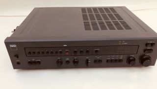 Vintage Nad Monitor Series Preamp Tuner 1600 W/ Phono Input No Remote