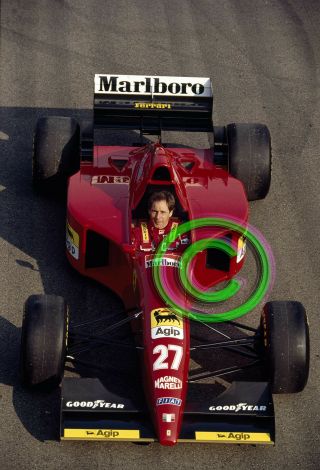 Racing 35mm Slide F1 Gerhard Berger - Ferrari 1995 Maranello Formula1