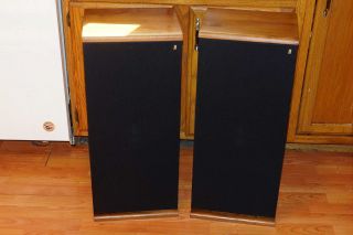 ACOUSTIC RESEARCH AR TSW - 310 1980 SPEAKERS BLACK WALNUT SURROUNDS 2