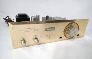 H.  H Scott Stereomaster 350 Vacuum Tube Tuner Made in the USA and 2