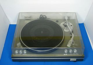Record Player Toshiba Sr - F430 Automatic Direct Drive Turntable Japan W/ Needle