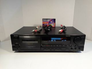 Denon Drm - 740 Cassette Tape Deck Player 3 Head