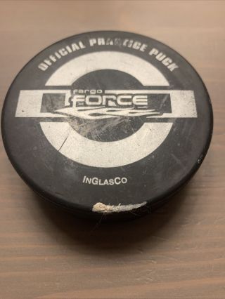 Fargo Force USHL Official Practice Hockey Puck United States Hockey League 3