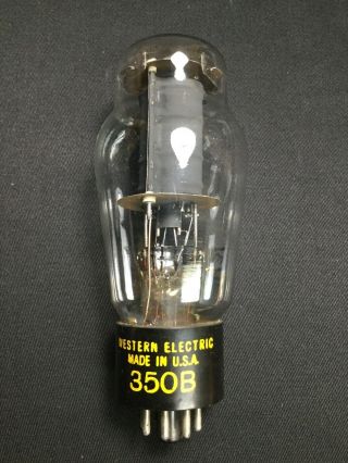 Western Electric 350b Amplifier Vacuum Tube Usa Hickok Tv7 1.  8622