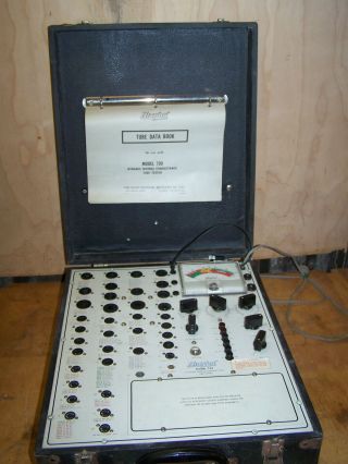 Hickok Model 799 Dynamic Mutual Conductance Tube Tester W.  Instructions Book