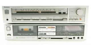 Technics Sa - 121 Fm/am Stereo Receiver And Rs - B48r Cassette Deck