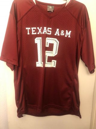 Texas A&m Aggies,  Mens Size M Football Jersey,  Pre - Owned