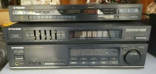 Pioneer Stereo System Sa - 1480 Amplifier Equalizer & Tx - 1080z
