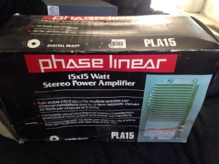 Phase Linear Pla15 Car Stereo Power Amplifier - Ships N 24 Hours -