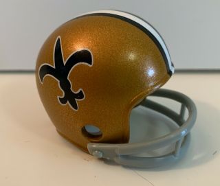 Orleans Saints 2 - Bar Throwback Nfl Pocket Pro Helmet - Riddell 1967 - 75 Brees