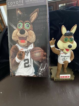 San Antonio Spurs The Coyote Mascot Bobblehead 2014