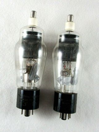 393A / 6901 WESTERN ELECTRIC NOS Thyratron Tubes Engraved Matched pair TV - 7 Test 3