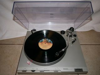 Vintage Technics Sl - D3 Direct Drive Automatic Turntable W/audio Technica At125lc