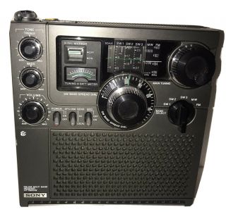 Sony Icf - 5900w Fm/am Multi Band Radio Receiver Sw Dual Conv.  System