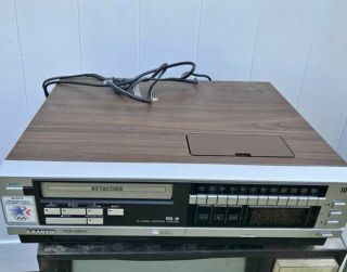 Sanyo Vcr 4500 Betacord Betamax Video Cassette Player/recorder