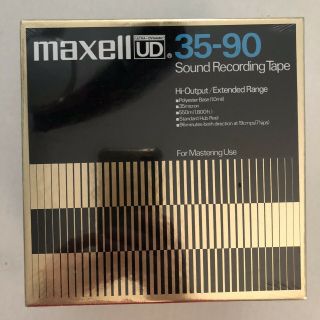 7 Maxell Ud 35 - 90 Sound Recording 7 " Reel Tapes Factory W/original Box