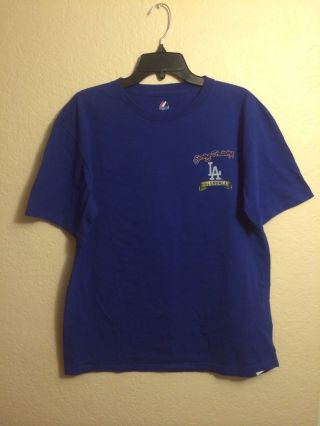 Los Angeles Dodgers Spring Training Glendale Arizona Majestic Tshirt.  Size L 2