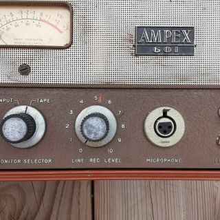 Ampex 601 Reel Tape Recorder No Power Cord 2